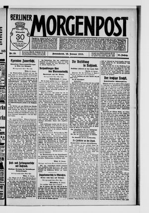 Berliner Morgenpost vom 19.01.1918