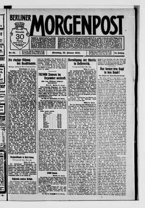 Berliner Morgenpost vom 22.01.1918