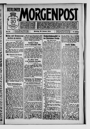 Berliner Morgenpost vom 28.01.1918