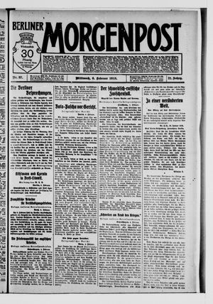 Berliner Morgenpost vom 06.02.1918