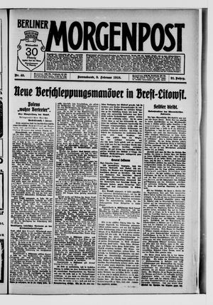 Berliner Morgenpost on Feb 9, 1918