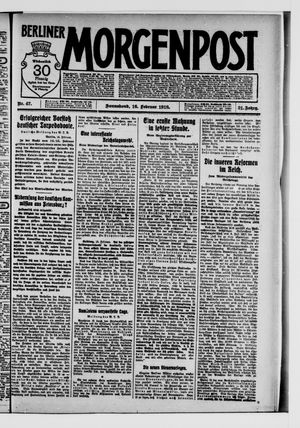 Berliner Morgenpost vom 16.02.1918
