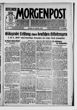 Berliner Morgenpost vom 24.02.1918