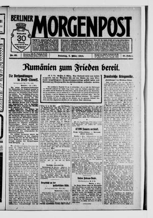 Berliner Morgenpost vom 03.03.1918
