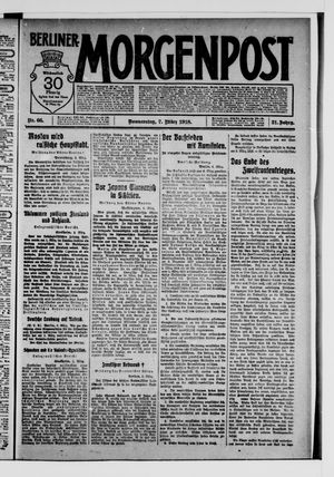 Berliner Morgenpost on Mar 7, 1918
