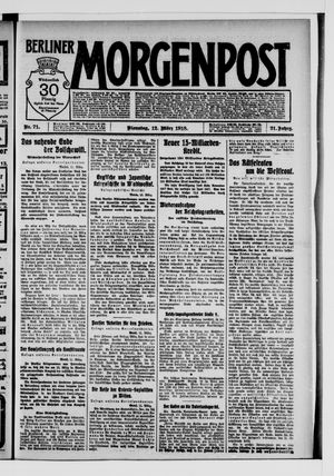Berliner Morgenpost on Mar 12, 1918