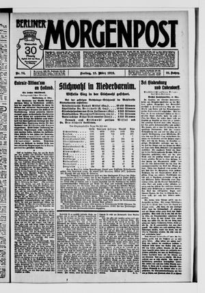 Berliner Morgenpost vom 15.03.1918