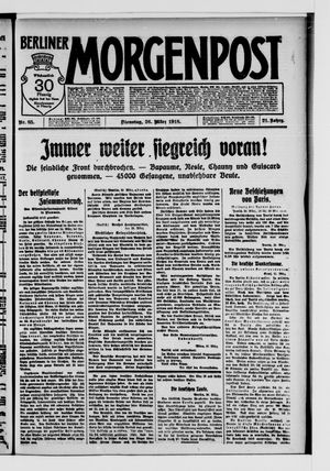 Berliner Morgenpost vom 26.03.1918