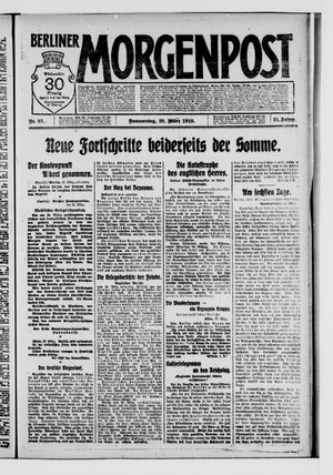 Berliner Morgenpost on Mar 28, 1918