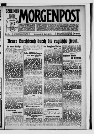 Berliner Morgenpost on Apr 6, 1918