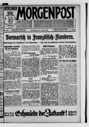 Berliner Morgenpost vom 11.04.1918