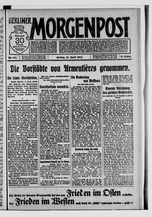 Berliner Morgenpost vom 12.04.1918