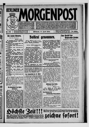 Berliner Morgenpost vom 17.04.1918