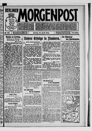 Berliner Morgenpost vom 19.04.1918