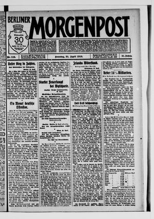 Berliner Morgenpost on Apr 21, 1918