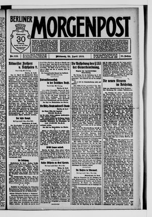 Berliner Morgenpost vom 24.04.1918