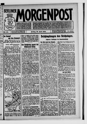 Berliner Morgenpost vom 26.04.1918