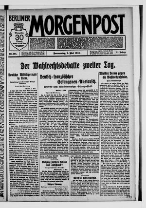 Berliner Morgenpost on May 2, 1918