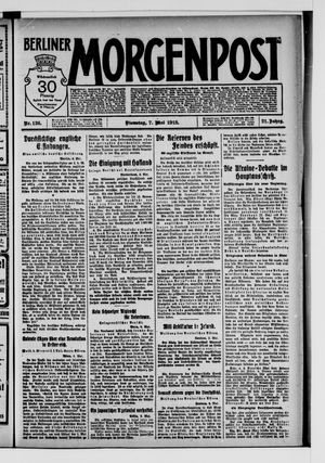 Berliner Morgenpost vom 07.05.1918