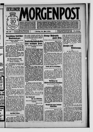 Berliner Morgenpost vom 24.05.1918