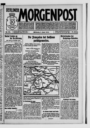 Berliner Morgenpost on Jun 5, 1918