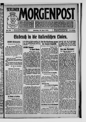 Berliner Morgenpost vom 16.06.1918