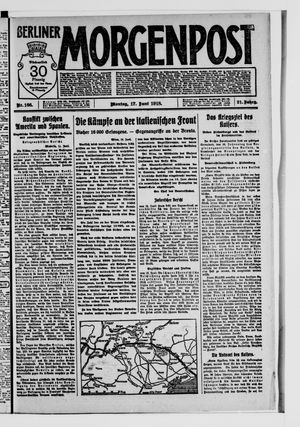 Berliner Morgenpost vom 17.06.1918