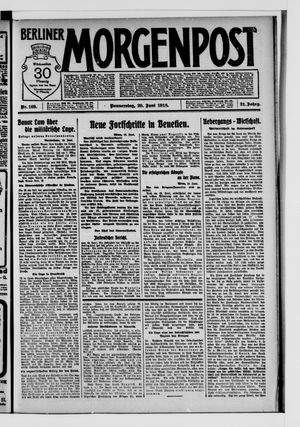 Berliner Morgenpost vom 20.06.1918