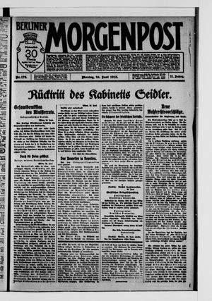 Berliner Morgenpost vom 24.06.1918