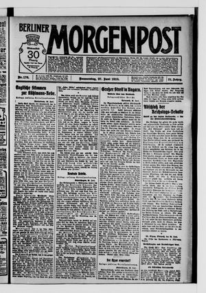 Berliner Morgenpost vom 27.06.1918