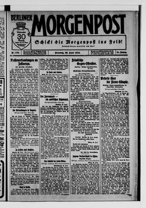 Berliner Morgenpost vom 30.06.1918