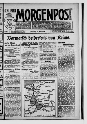 Berliner Morgenpost vom 16.07.1918