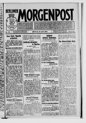 Berliner Morgenpost vom 24.07.1918