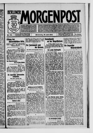 Berliner Morgenpost vom 25.07.1918