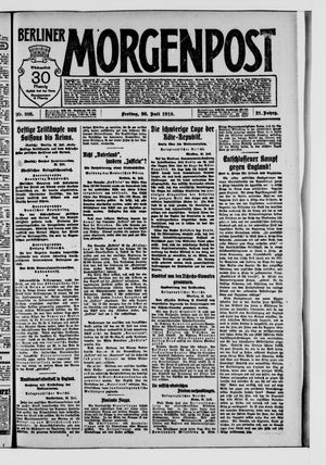 Berliner Morgenpost vom 26.07.1918