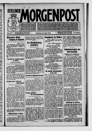 Berliner Morgenpost vom 28.07.1918