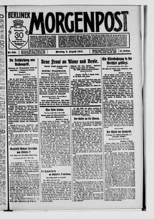 Berliner Morgenpost vom 05.08.1918