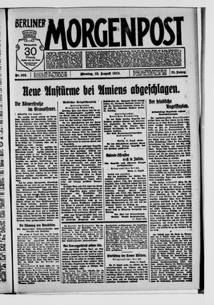 Berliner Morgenpost vom 12.08.1918