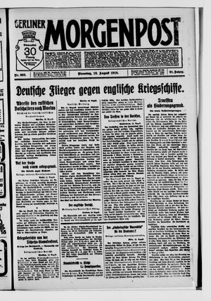 Berliner Morgenpost vom 13.08.1918