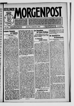 Berliner Morgenpost vom 06.09.1918