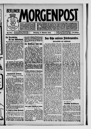 Berliner Morgenpost vom 08.10.1918