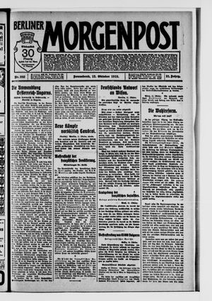 Berliner Morgenpost vom 12.10.1918