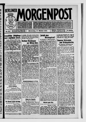 Berliner Morgenpost vom 17.10.1918