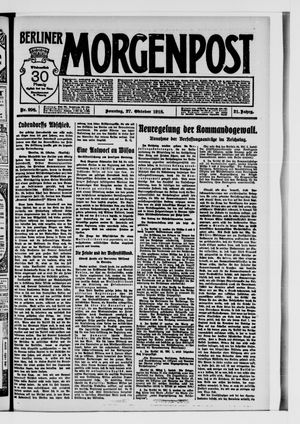 Berliner Morgenpost vom 27.10.1918