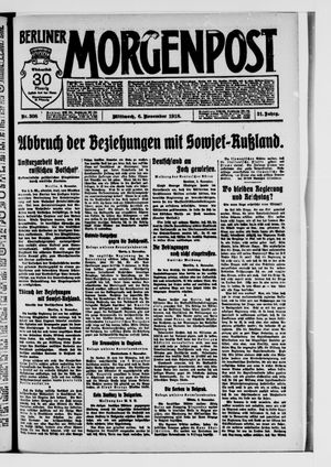 Berliner Morgenpost vom 06.11.1918