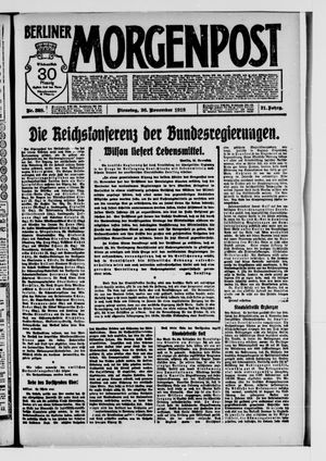 Berliner Morgenpost vom 26.11.1918