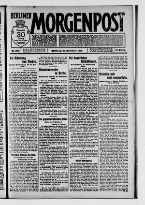 Berliner Morgenpost vom 27.11.1918