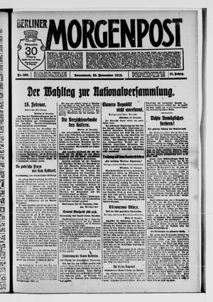 Berliner Morgenpost vom 30.11.1918