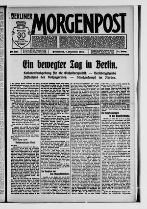 Berliner Morgenpost vom 07.12.1918
