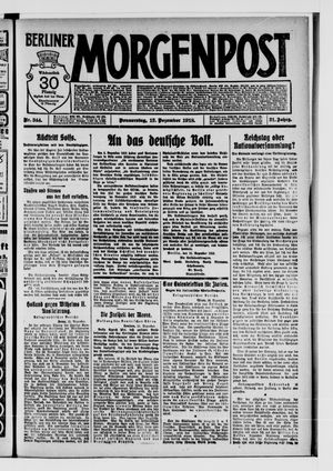 Berliner Morgenpost vom 12.12.1918